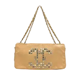 Beige Leather Chanel Flap Bag