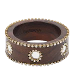 Brown Fabric Dolce & Gabbana Bracelet