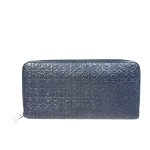 Navy Leather Loewe Wallet