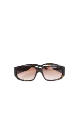 Brown Plastic Burberry Sunglasses