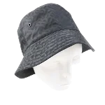 Black Canvas Burberry Hat