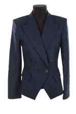 Blue Viscose Barbara Bui Blazer