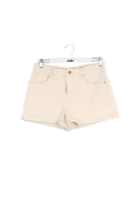 White Cotton Sézane Shorts