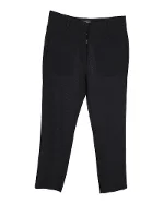 Black Wool Ann Demeulemeester Pants