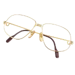 Gold Fabric Cartier Glasses