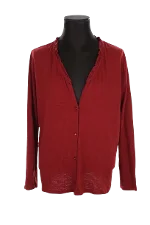 Red Cotton Des petits hauts Cardigan