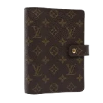 Brown Canvas Louis Vuitton Agenda