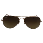 Gold Metal Ray-Ban Sunglasses