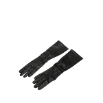 Black Leather Louis Vuitton Gloves