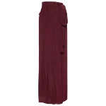 Burgundy Silk Kenzo Skirt