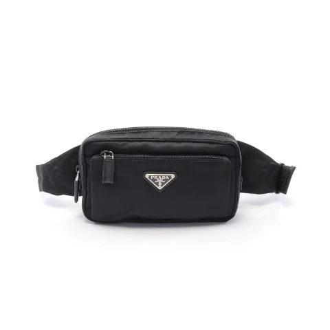 Black Nylon Prada Belt Bags