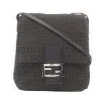 Black Canvas Fendi Baguette