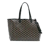 Black Fabric Goyard St Louis Tote