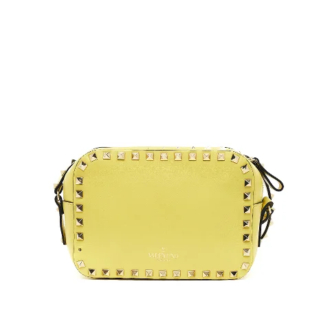 Yellow Leather Valentino Shoulder Bag