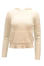 White Cotton Alice + Olivia Sweater