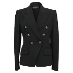 Black Wool Versace Blazer