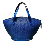 Blue Leather Louis Vuitton Saint Jacques