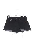 Black Cotton Levi's Shorts