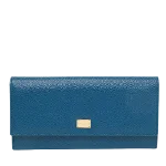 Blue Leather Dolce & Gabbana Wallet