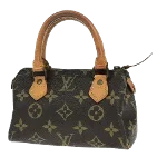 Brown Canvas Louis Vuitton Speedy