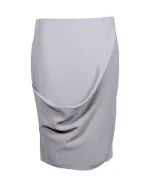 Grey Polyester Armani Skirt