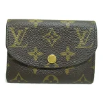 Brown Canvas Louis Vuitton Pouch