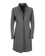 Grey Wool Brunello Cucinelli Coat