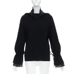 Black Wool SACAI Top