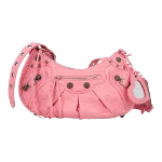 Pink Leather Balenciaga Le Cagole