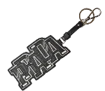 Black Leather Prada Charm