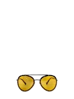 Yellow Metal Valentino Sunglasses