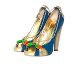 Blue Suede Dsquared2 Heels