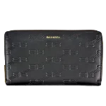 Black Leather Balenciaga Wallet