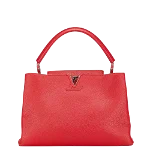 Red Leather Louis Vuitton Capucines