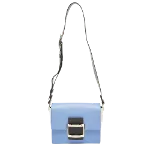 Blue Leather Roger Vivier Shoulder Bag