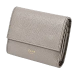 Grey Leather Celine Wallet