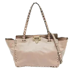 Pink Leather Valentino Tote