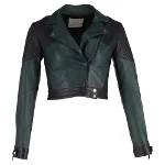 Green Leather Jason Wu Blazer