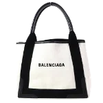 White Canvas Balenciaga Cabas