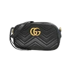 Black Leather Gucci Marmont