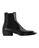 Black Leather Alexander McQueen Boots