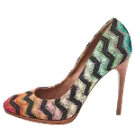 Multicolor Fabric Missoni Heels