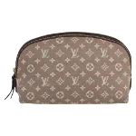 Brown Canvas Louis Vuitton Cosmetic Pouch