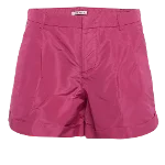 Pink Fabric Miu Miu Shorts