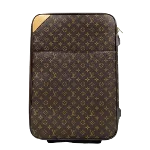 Brown Fabric Louis Vuitton Travel Bag