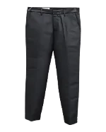 Black Cotton Jil Sander Pants