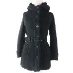 Black Fabric Prada Coat