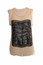 Beige Fabric Phillip Lim Top