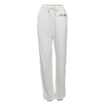 White Fabric Moschino Pants