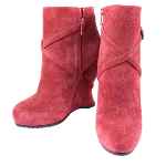 Red Leather Bottega Veneta Boots